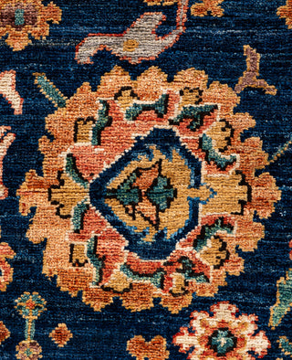 Serapi One of a kind Wool Blue Area Rug 6' 3" x 9' 2"