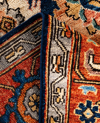 Serapi One of a kind Wool Blue Area Rug 6' 3" x 9' 2"