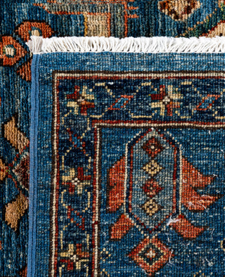 Serapi One of a kind Wool Light Blue Area Rug 6' 2" x 8' 11"