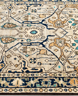 Serapi One of a kind Wool Light Gray Area Rug 3' 1" x 5' 1"