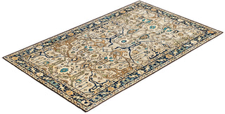 Serapi One of a kind Wool Light Gray Area Rug 3' 1" x 5' 1"