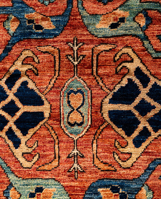 Serapi One of a kind Wool Red Area Rug 3' 3" x 5' 4"