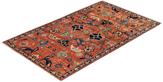 Serapi One of a kind Wool Red Area Rug 3' 3" x 5' 4"