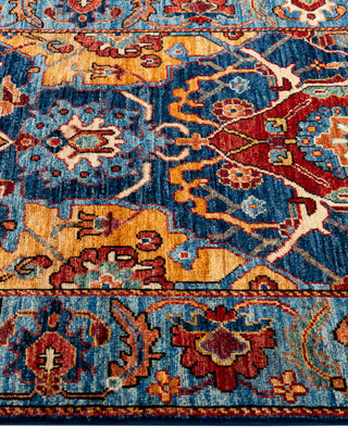 Serapi One of a kind Wool Blue Area Rug 3' 1" x 4' 11"