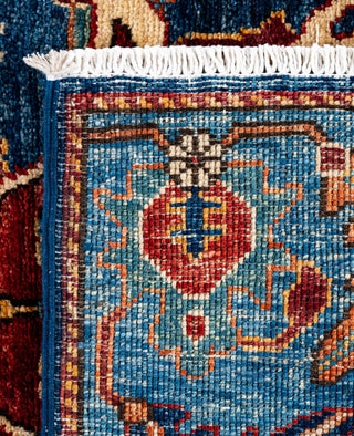 Serapi One of a kind Wool Blue Area Rug 3' 1" x 4' 11"
