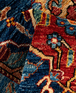 Serapi One of a kind Wool Blue Area Rug 3' 1" x 4' 11"
