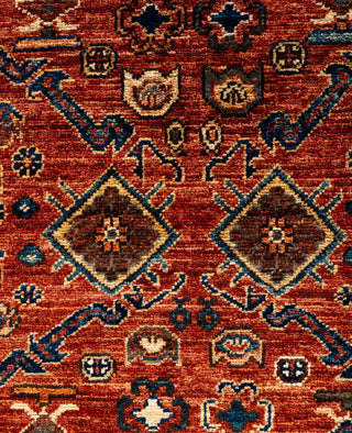 Serapi One of a kind Wool Red Area Rug 3' 1" x 4' 10"