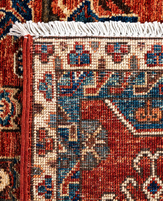 Serapi One of a kind Wool Red Area Rug 3' 1" x 4' 10"