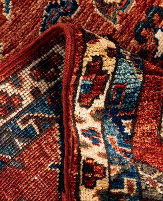 Serapi One of a kind Wool Red Area Rug 3' 1" x 4' 10"