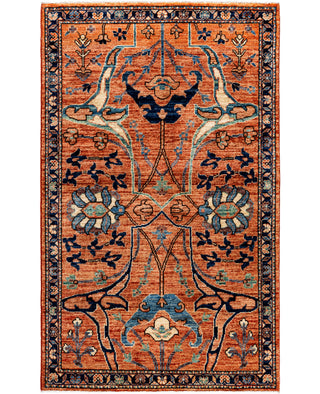 Serapi One of a kind Wool Red Area Rug 3' 3" x 5' 2"