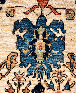 Serapi One of a kind Wool Ivory Area Rug 3' 2" x 5' 0"
