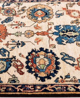 Serapi One of a kind Wool Ivory Area Rug 3' 2" x 5' 0"