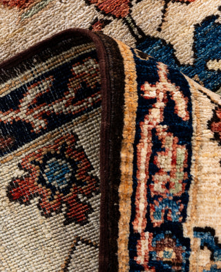 Serapi One of a kind Wool Ivory Area Rug 3' 2" x 5' 0"