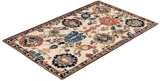 Serapi One of a kind Wool Ivory Area Rug 3' 2" x 5' 0"