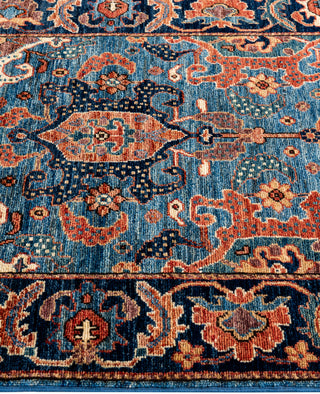 Serapi One of a kind Wool Light Blue Area Rug 3' 0" x 4' 11"