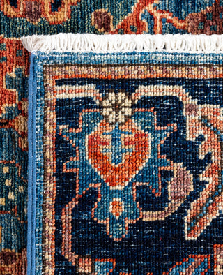 Serapi One of a kind Wool Light Blue Area Rug 3' 0" x 4' 11"