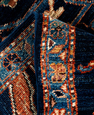 Serapi One of a kind Wool Blue Area Rug 3' 1" x 4' 10"