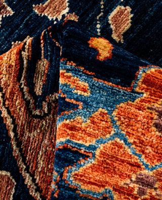 Serapi One of a kind Wool Blue Area Rug 3' 1" x 4' 10"