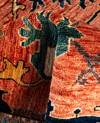 Serapi One of a kind Wool Red Area Rug 3' 3" x 5' 0"