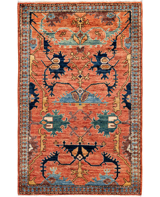 Serapi One of a kind Wool Red Area Rug 3' 3" x 5' 0"