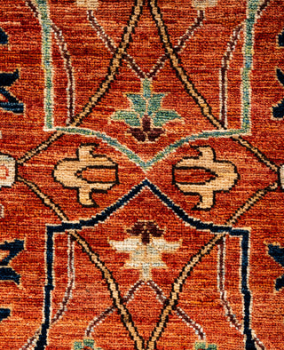 Serapi One of a kind Wool Red Area Rug 3' 1" x 4' 11"