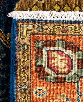 Serapi One of a kind Wool Blue Area Rug 3' 2" x 4' 11"