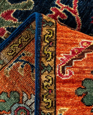 Serapi One of a kind Wool Blue Area Rug 3' 2" x 4' 11"