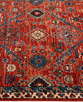 Serapi One of a kind Wool Red Area Rug 3' 1" x 5' 2"