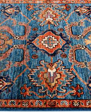Serapi One of a kind Wool Light Blue Area Rug 3' 3" x 5' 1"