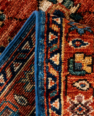 Serapi One of a kind Wool Light Blue Area Rug 3' 2" x 4' 10"