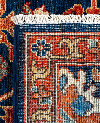 Serapi One of a kind Wool Blue Area Rug 2' 9" x 10' 2"