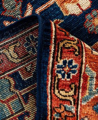 Serapi One of a kind Wool Blue Area Rug 2' 9" x 10' 2"