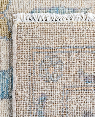 Oushak One of a kind Wool Light Gray Area Rug 8' 1" x 10' 1"