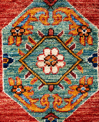 Serapi One of a kind Wool Red Area Rug 2' 6" x 8' 5"