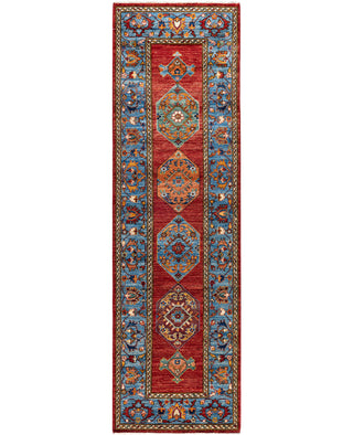 Serapi One of a kind Wool Red Area Rug 2' 6" x 8' 5"