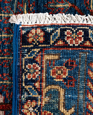 Serapi One of a kind Wool Blue Area Rug 2' 8" x 7' 9"