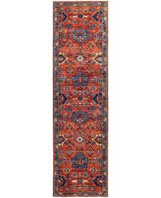Serapi One of a kind Wool Red Area Rug 2' 8" x 9' 9"