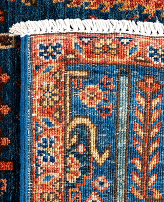 Serapi One of a kind Wool Blue Area Rug 2' 9" x 9' 10"