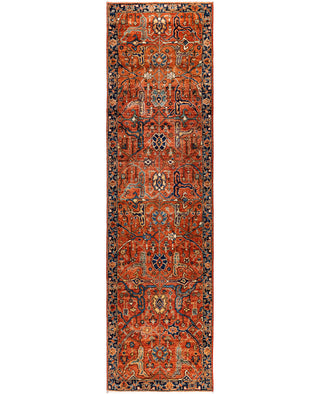 Serapi One of a kind Wool Red Area Rug 2' 8" x 9' 9"