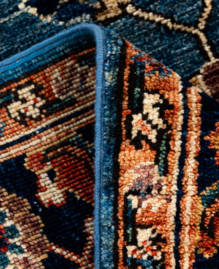 Serapi One of a kind Wool Light Blue Area Rug 2' 8" x 9' 10"