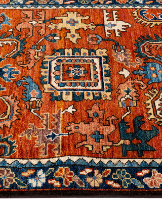 Serapi One of a kind Wool Red Area Rug 2' 9" x 10' 1"