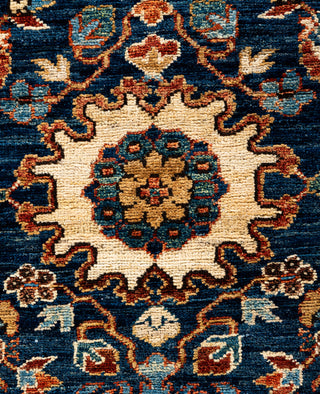 Serapi One of a kind Wool Blue Area Rug 2' 11" x 8' 2"