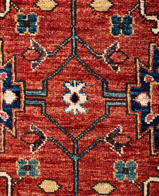 Serapi One of a kind Wool Red Area Rug 2' 8" x 9' 10"