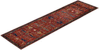 Serapi One of a kind Wool Red Area Rug 2' 8" x 9' 10"