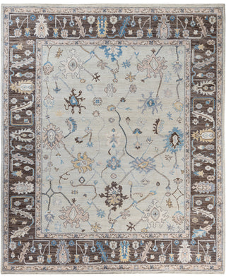 Oushak One of a kind Wool Beige Area Rug 8' 2" x 10' 0"