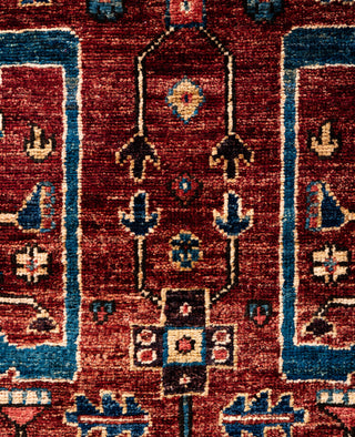 Serapi One of a kind Wool Red Area Rug 2' 9" x 9' 9"