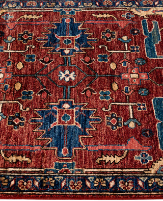 Serapi One of a kind Wool Red Area Rug 2' 9" x 9' 9"
