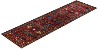 Serapi One of a kind Wool Red Area Rug 2' 9" x 9' 9"