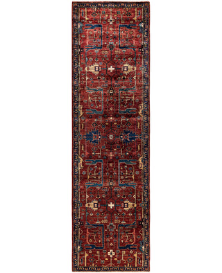 Serapi One of a kind Wool Red Area Rug 2' 9" x 9' 9"