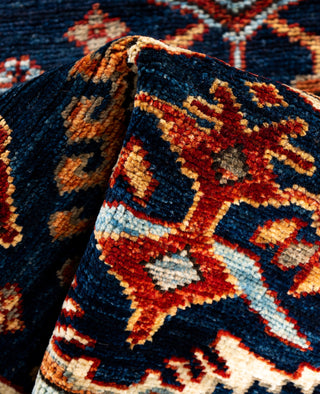 Serapi One of a kind Wool Blue Area Rug 2' 9" x 7' 10"
